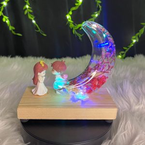Moon Light Couple Lamp